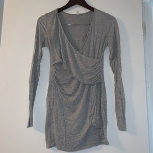 Grey nursing long sleeved T-shirt